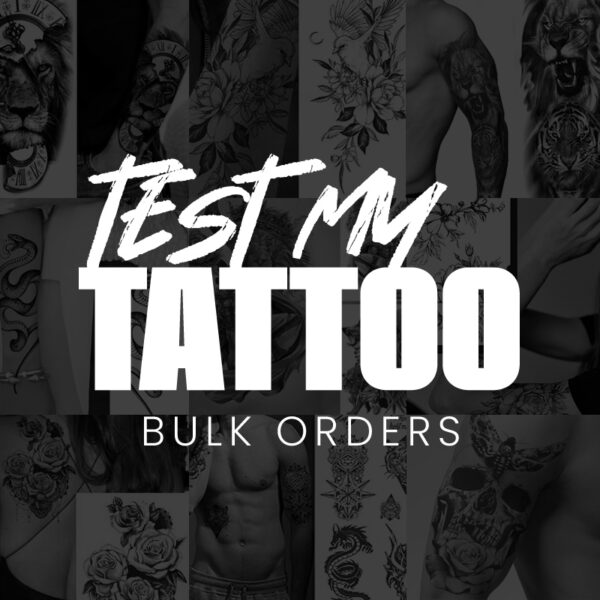 bulk temporary tattoo orders