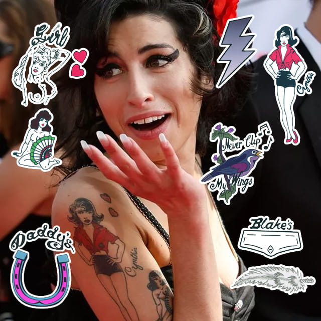 amy winehouse tattoos