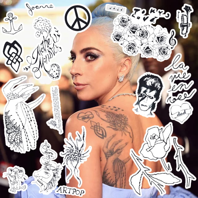 lady gaga tattoos
